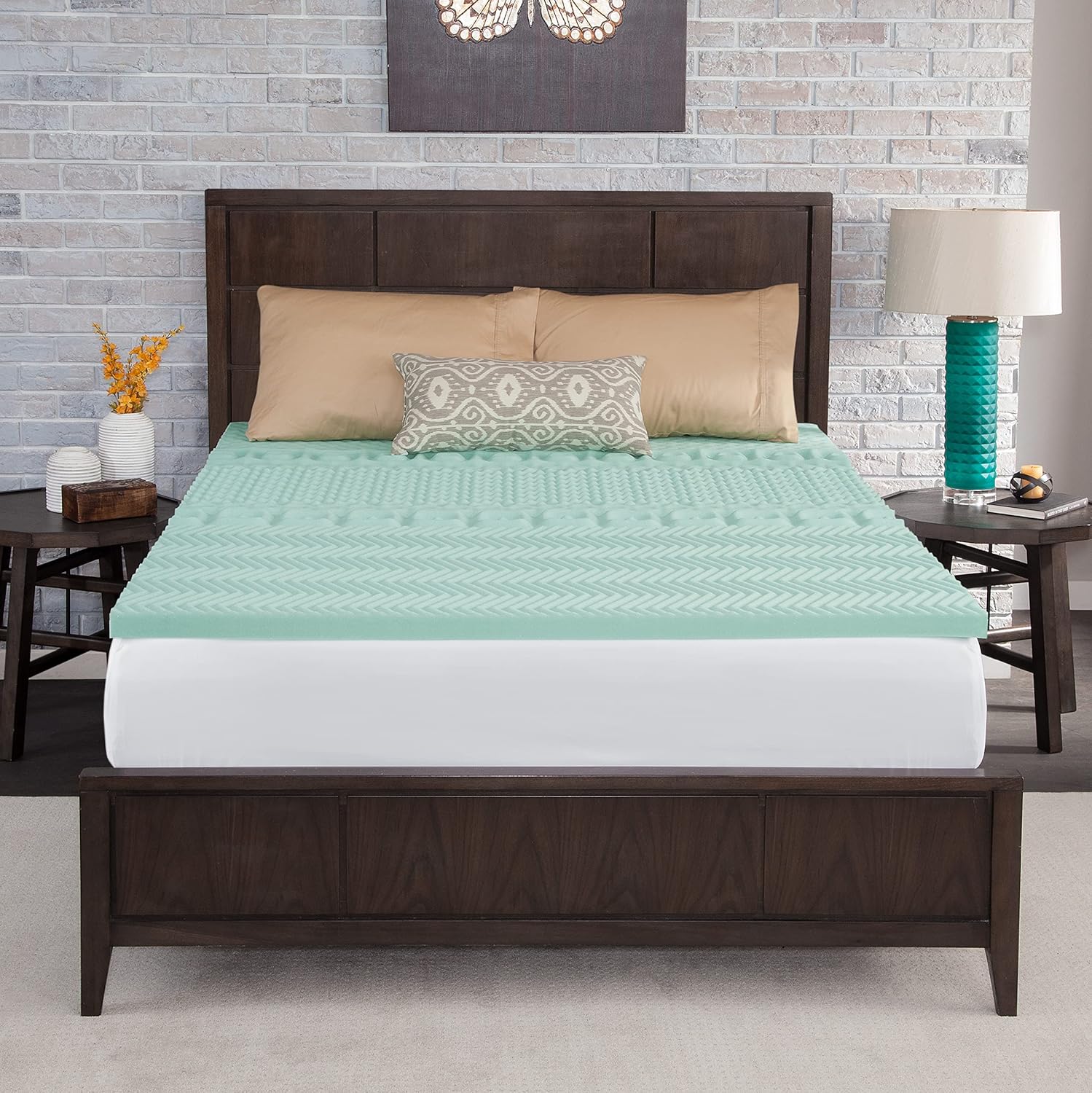 Dream Serenity EcoZone 1 5 Memory Foam Mattress Topper Twin