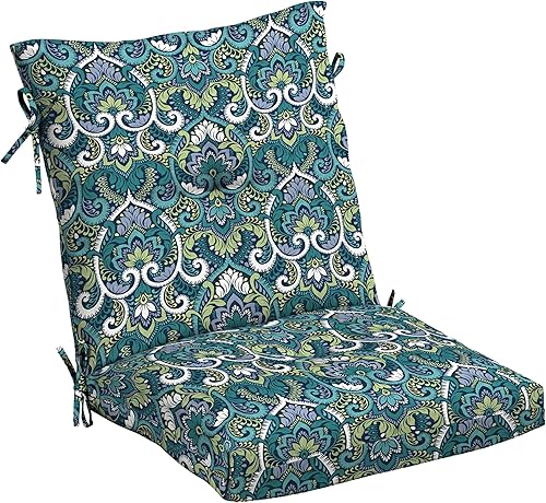 Miniatura 10 de Arden Selections Cojín moderno de felpa para silla de comedor, 21 x 40 pulgadas, repelente al agua, resistente a la decoloración, cojín copetudo