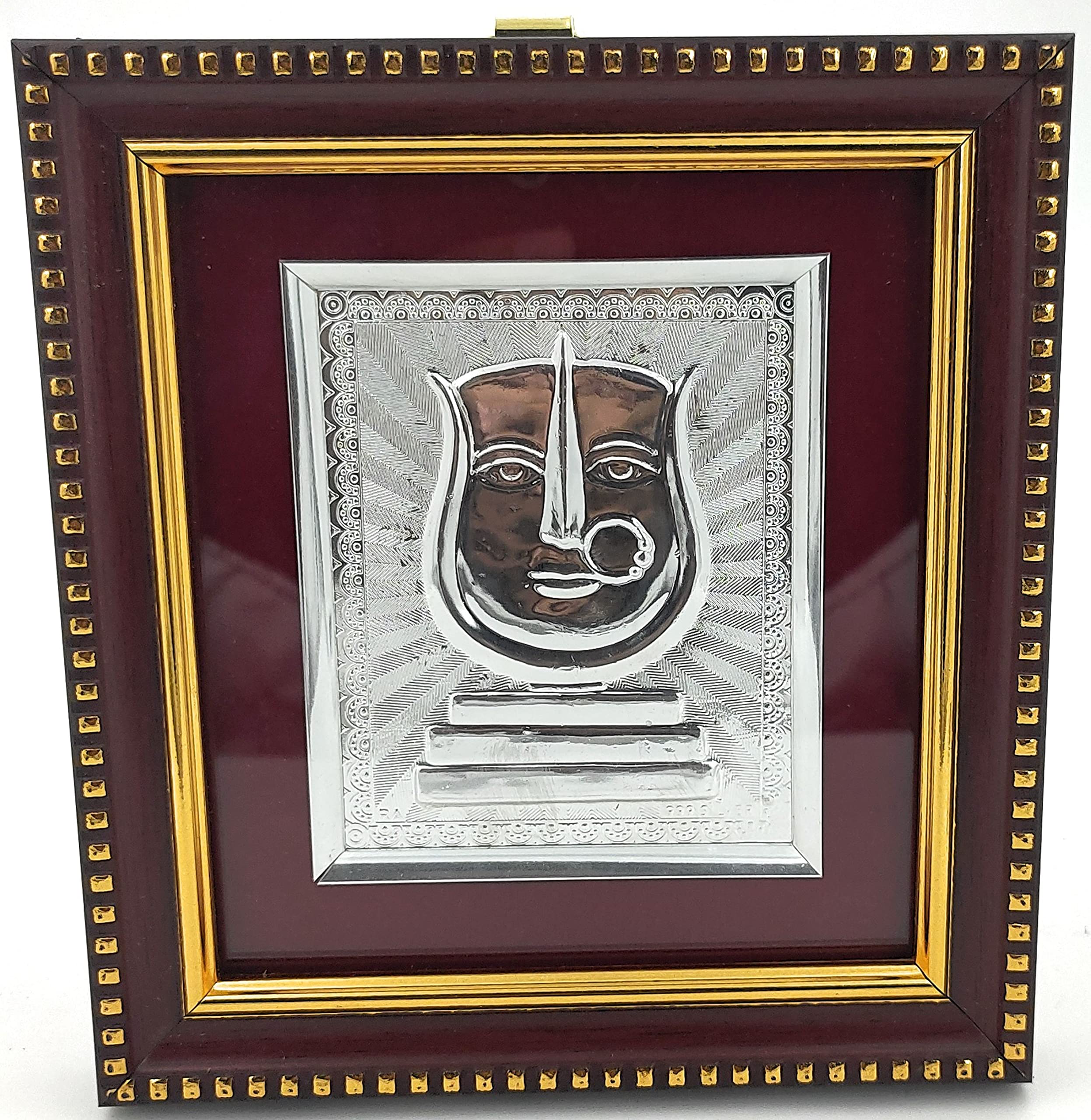 Buy Urja Utsav® Rani Sati Dadi Trishul Photo Silver Frame for Pooja