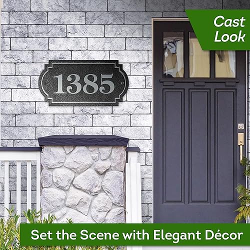 Miniatura 5 de My Sign Center - Letrero de dirección para casa, 7 x 13.75 pulgadas, grueso, libre de óxido, resistente a la decoloración, ACM con 20 estilos de