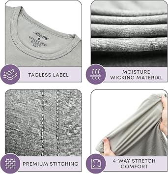 Rocky Thermal Underwear for Kids, Girls 2 Pack Thermals Long Johns Underwear, Base Layer for Cold weather/skiing - Pack of 2