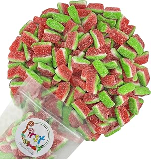 FirstChoiceCandy Gummy Fruit Candy (Sour Watermelon Wedge Slices, 2 Pound (Pack of 1))