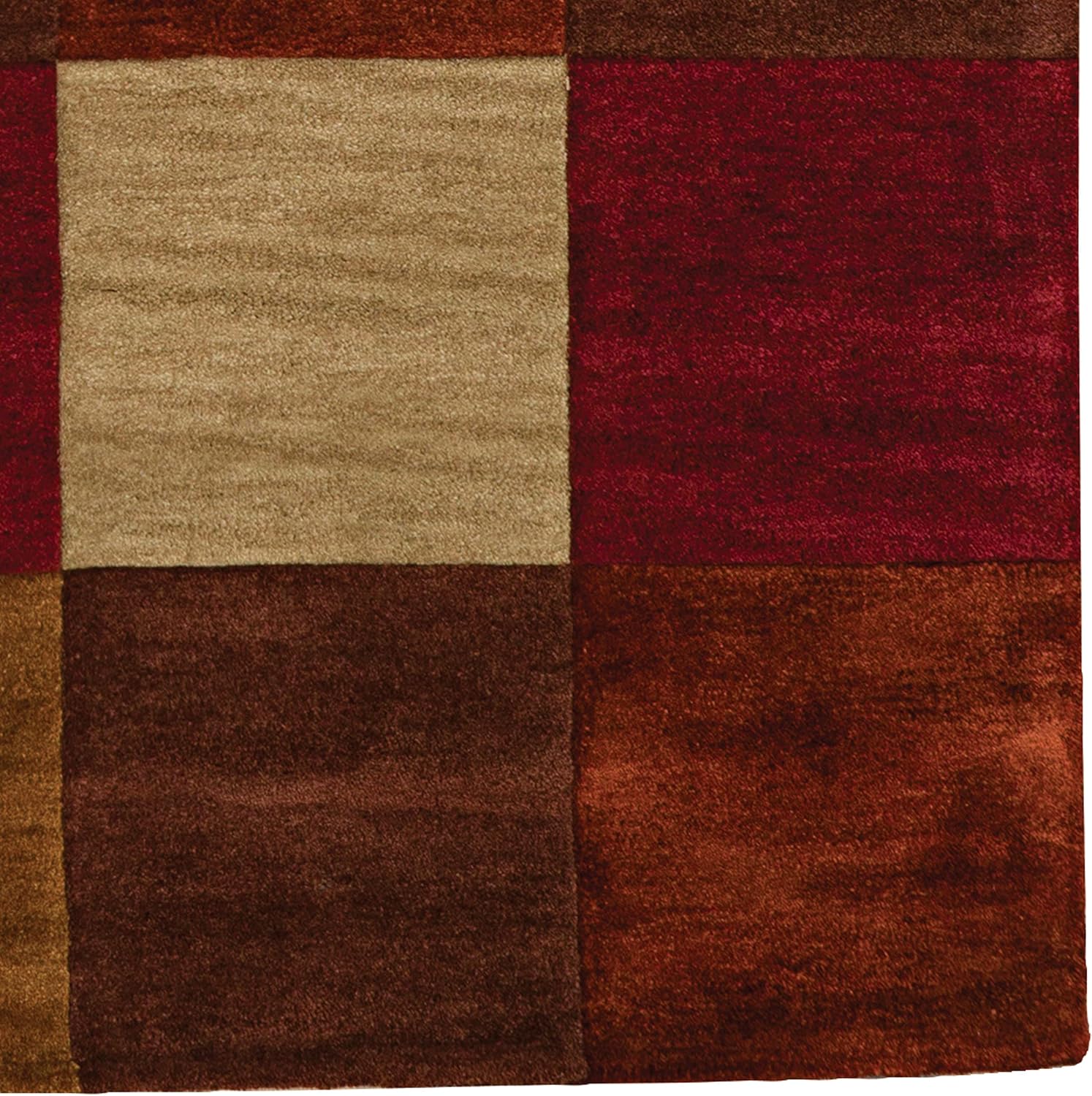 Linon RUG-TAD21657 Trio Collection, Brown, 5 x 7