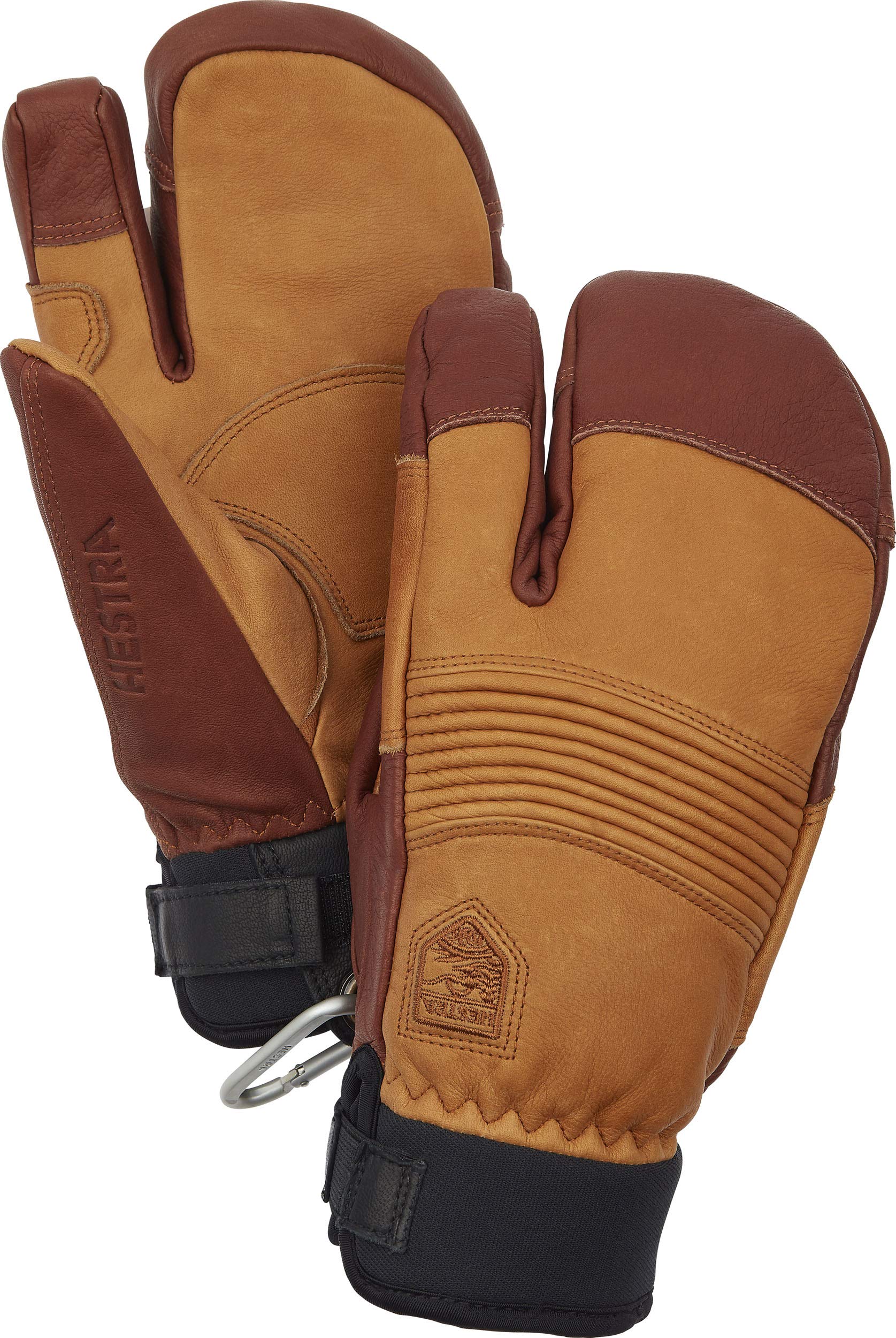 Hestra Vertical Cut CZone 3-Finger Leather Winter Glove