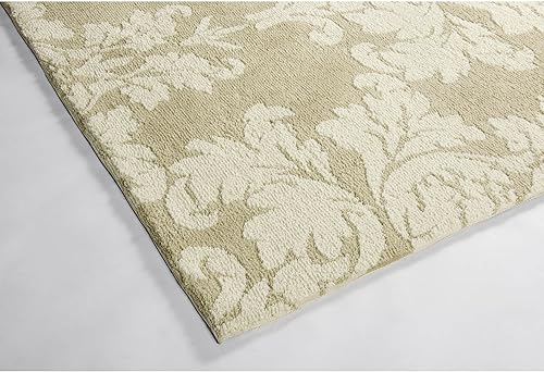 Miniatura 3 de Laura Ashley Kent - Alfombra decorativa de microfibra de punto de felpa de 27 x 45 pulgadas, color gris pardo