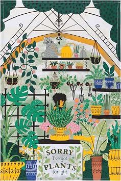 Jubilee Smarty Plants Printed Cotton Dishtowel