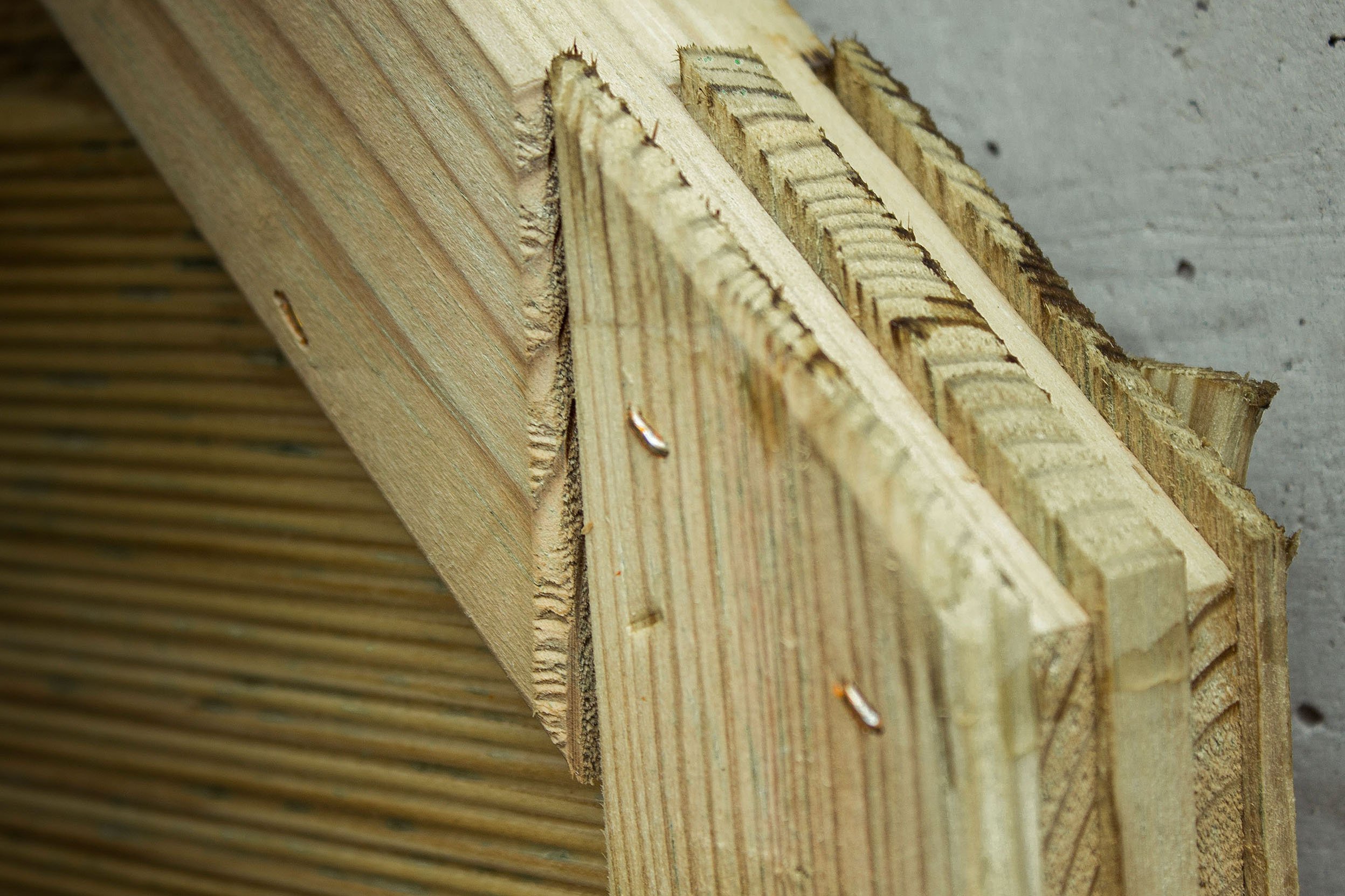 AVANTI TRENDSTORE - Lara - Abschlusswand, eckig, aus Holz für den Garten oder Balkon. Maße: BHT 90x90/180x4,5 cm