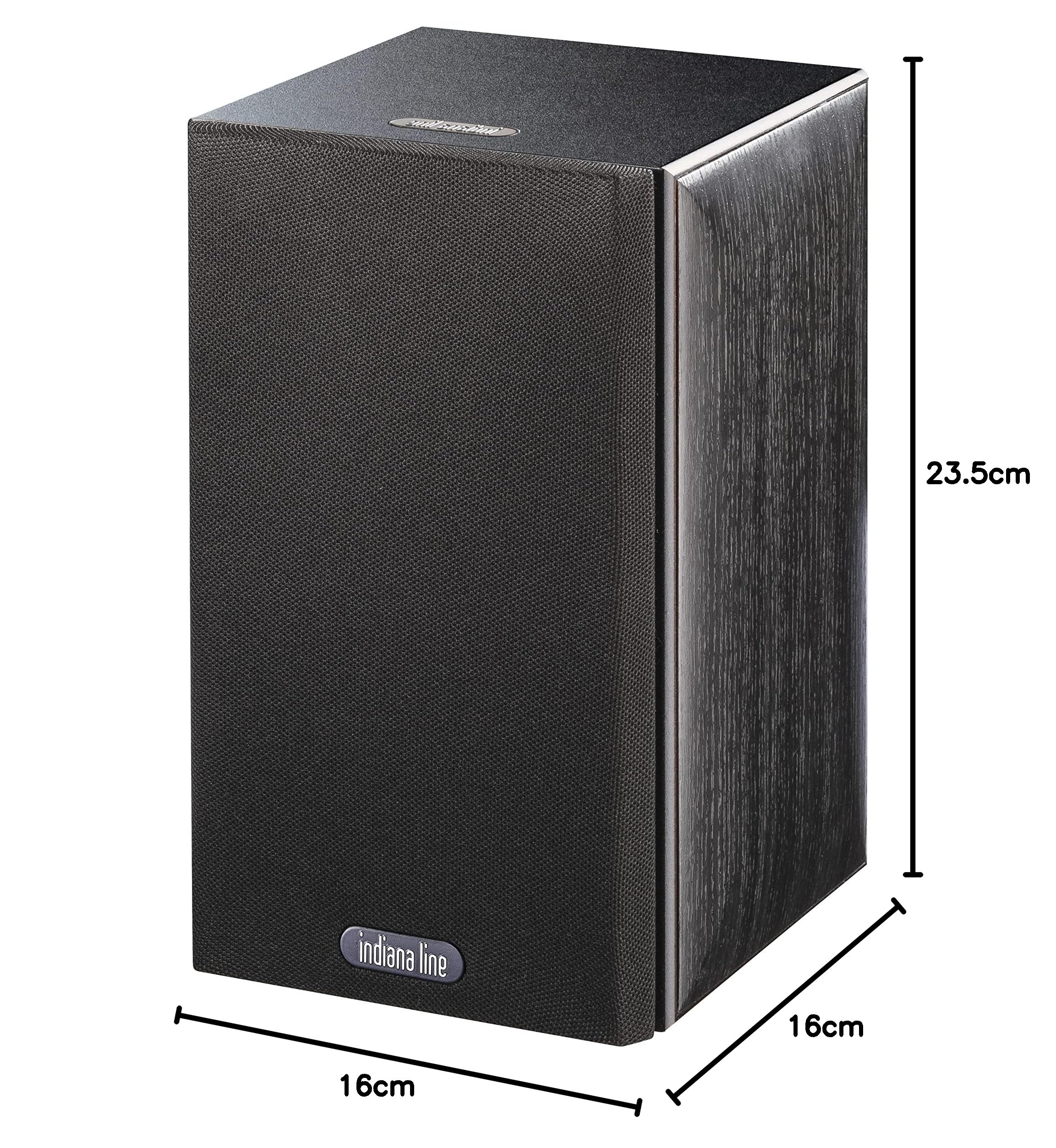 Indiana Line Nota 240 XN diffusore da scaffale - coppia (rovere nero)
