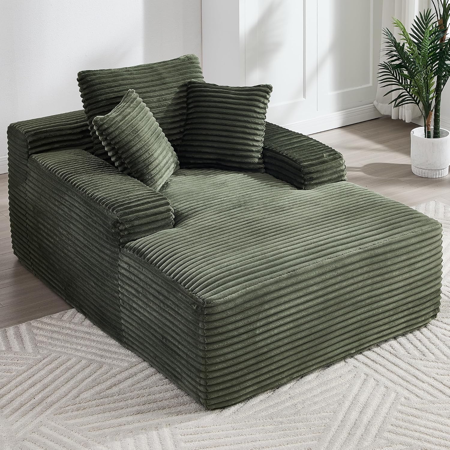 Amazon.com: Anwick 67" Oversized Chaise Lounge Indoor, Chaise Lounge ...