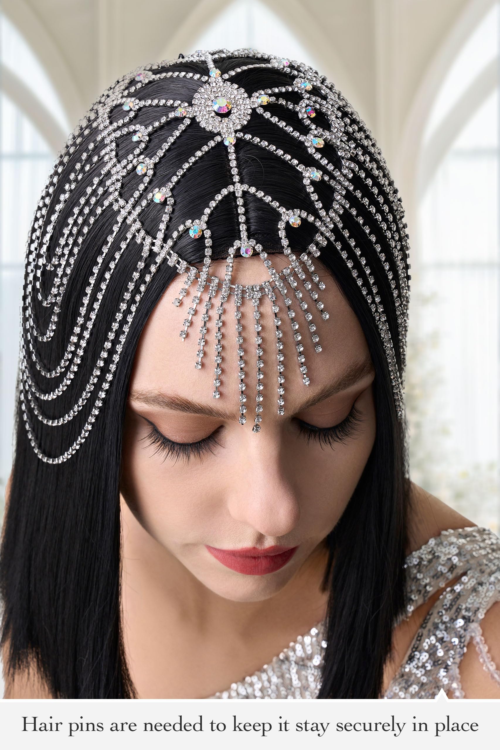 Amazon.com : BABEYOND Vintage Style Roaring 20s Crystal Rhinestone