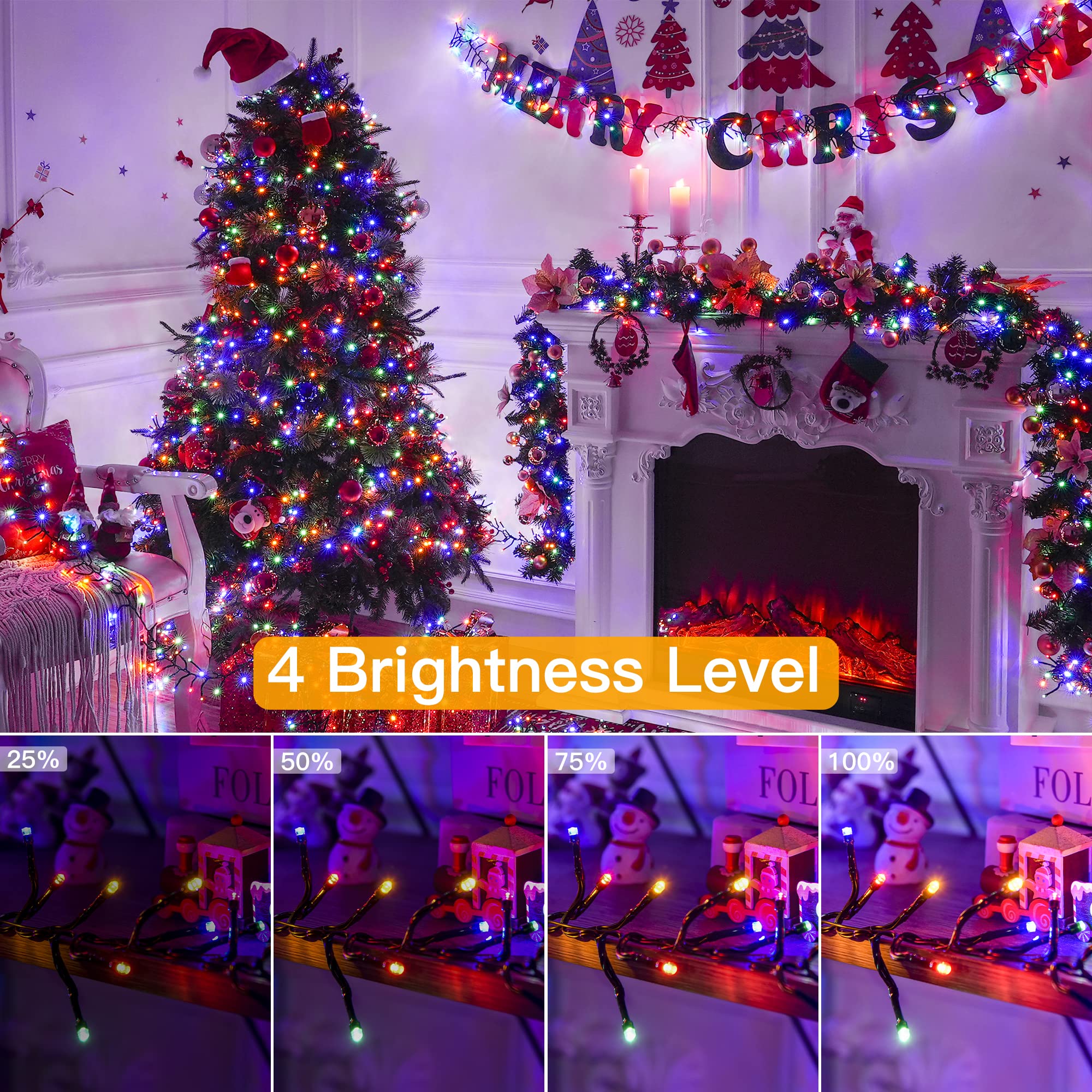 Best led christmas tree lights Clearance
