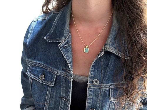 Miniatura 6 de Mark Poulin Twenty Year Gold Anniversary Necklace - 20" Gold Filled Chain Reversible 20th Gift Pendant