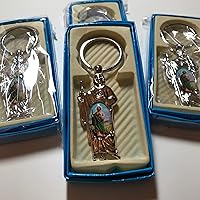 Vista 1 de FAVORES DE BAUTISMO ST JUDE LLAVERO FAVORES DE LA PRIMERA COMUNIÓN NIÑO/NIÑA RECUERDOS DE BAUTIZO PRIMRA COMUNIÓN SAN JUDAS TADEO