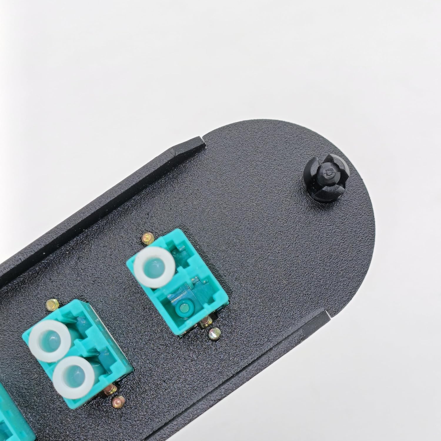 Fiber Optic Hardware Adapter Panel with LC Duplex 50 µm multimode (OM3/4) Adapters Compatible for Corning Corning Light Guide CCH-01U CCH-CP12-E4
