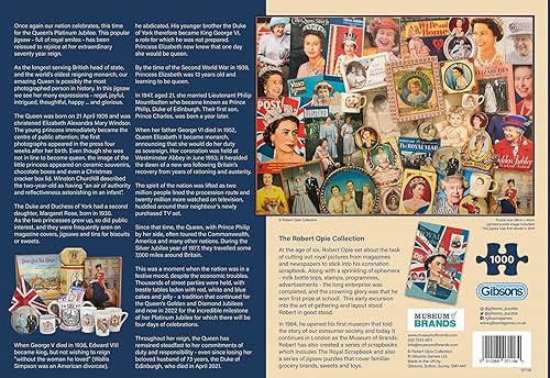 Miniatura 3 de Our Glorious Queen - Rompecabezas de 1000 piezas  Rompecabezas sostenible para adultos  Tablero 100% reciclado premium  Gibsons Games