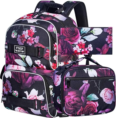 FTJCF Mochila para laptop, mochila escolar de 16 pulgadas, mochila universitaria, mochilas resistentes al agua para adolescentes, niñas, niños,