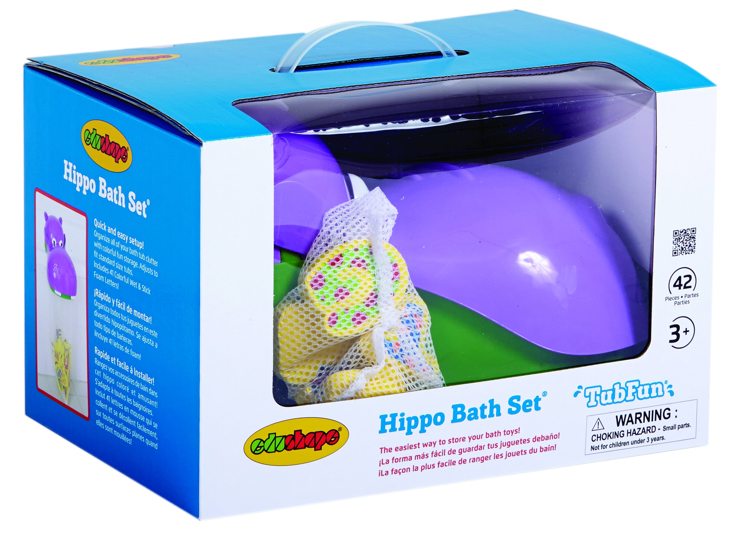 Edushape 550605 Flusspferd-Baby-Bad-Spielzeug
