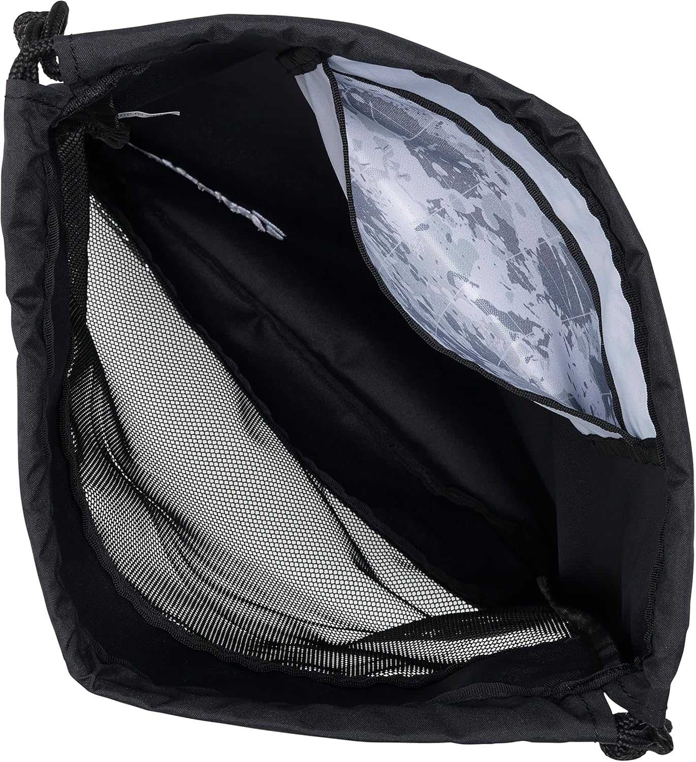 TAYLOR MADE TJ117 23SS Slim Mesh Drawstring Bag, Black, Men's Shoe Cases