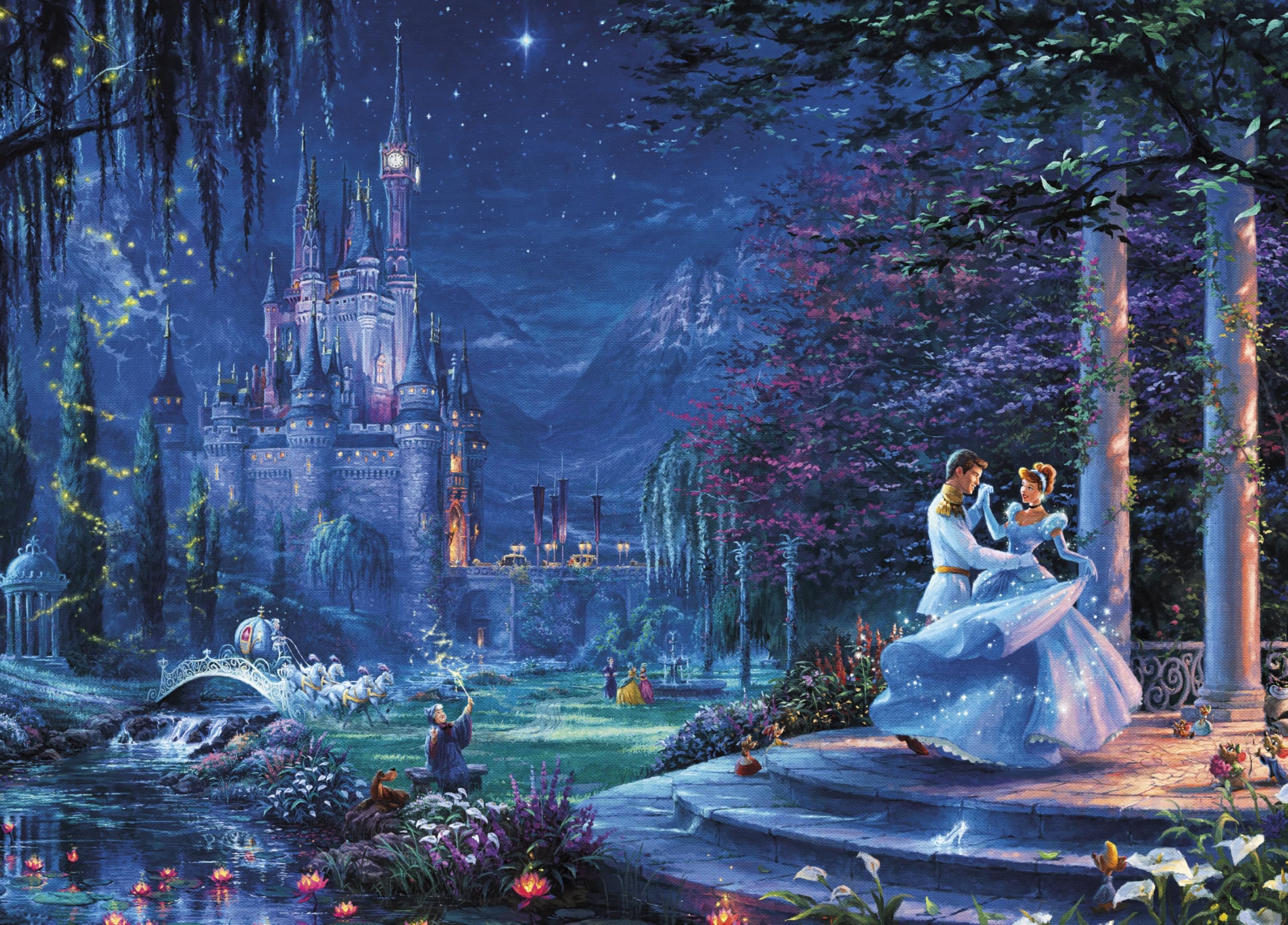 Amazon.com: Ceaco - Thomas Kinkade Disney - Cinderella - 1000
