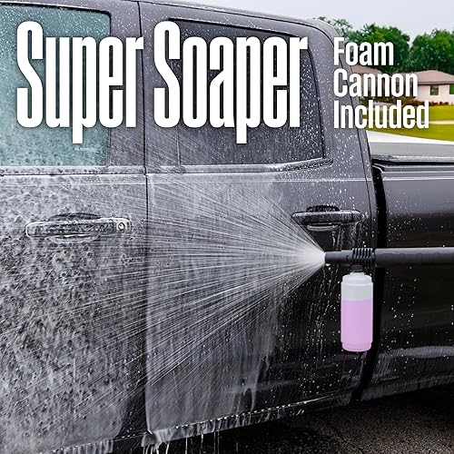 Miniatura 3 de Lavadora a Presión Eléctrica Westinghouse ePX3050, 2100 Max PSI y 1.76 Max GPM con Cañón de Espuma, para AutosCercasAvenidasHogarPatios