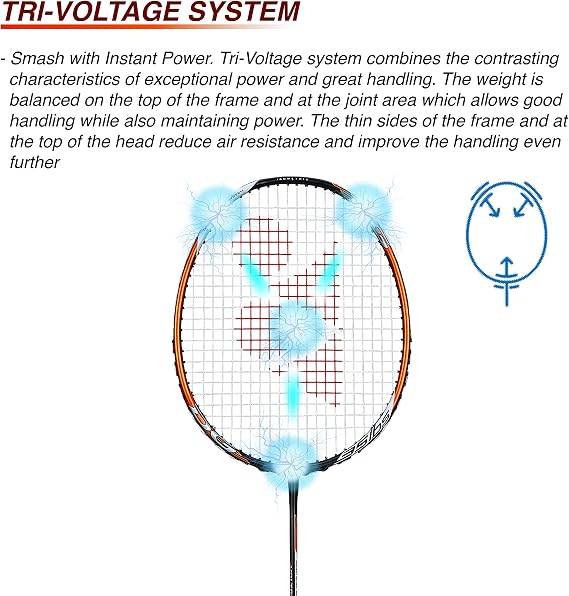 YONEX Voltric 2 DG Slim Badminton Racket