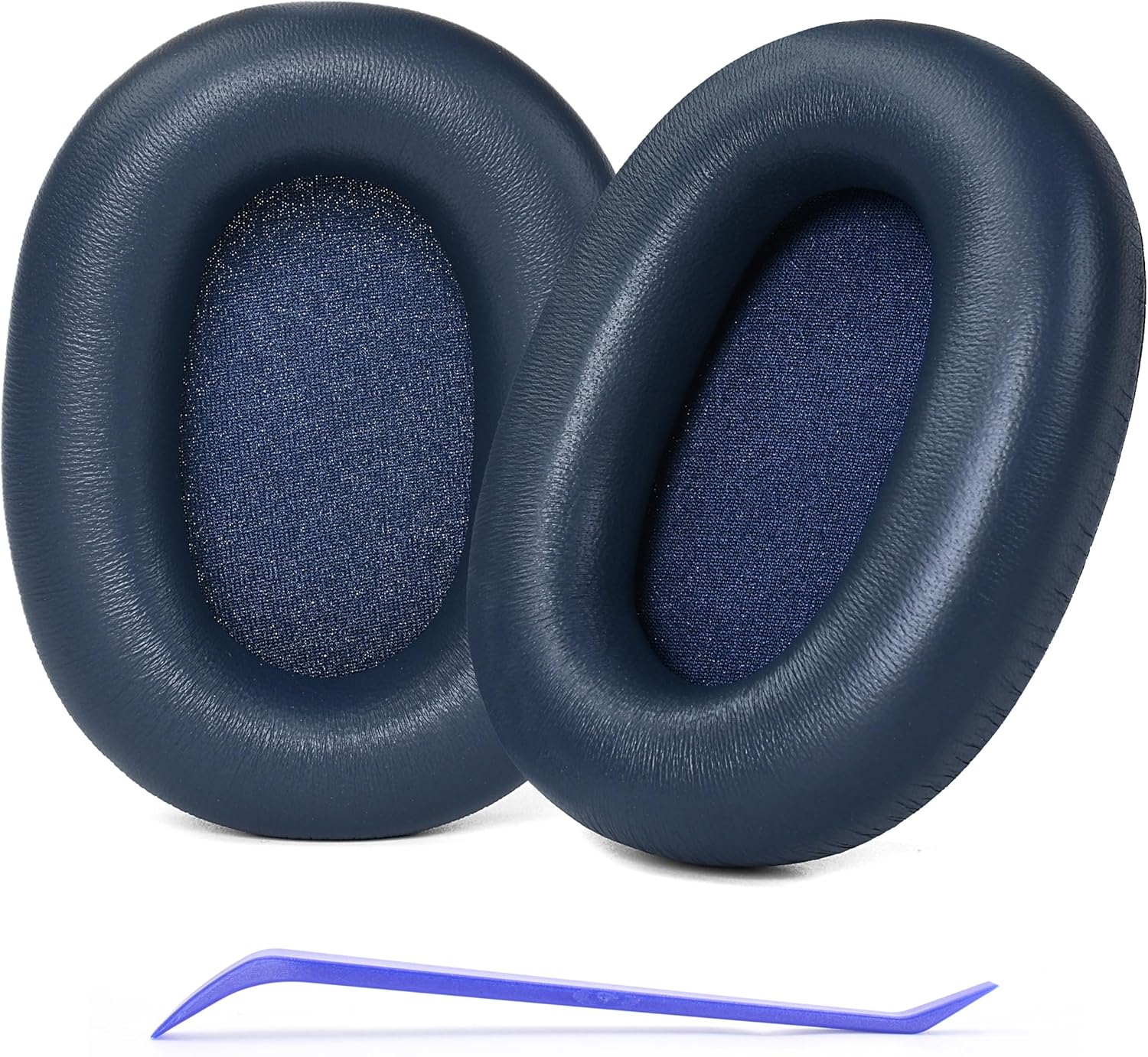 Defean XM6 Lambskin Ear Pads Replacement Ear Cushions Compatible with Sony WH-1000XM6 Wireless Headphones,Softer Lambskin, Noise Isolation Foam (Blue)
