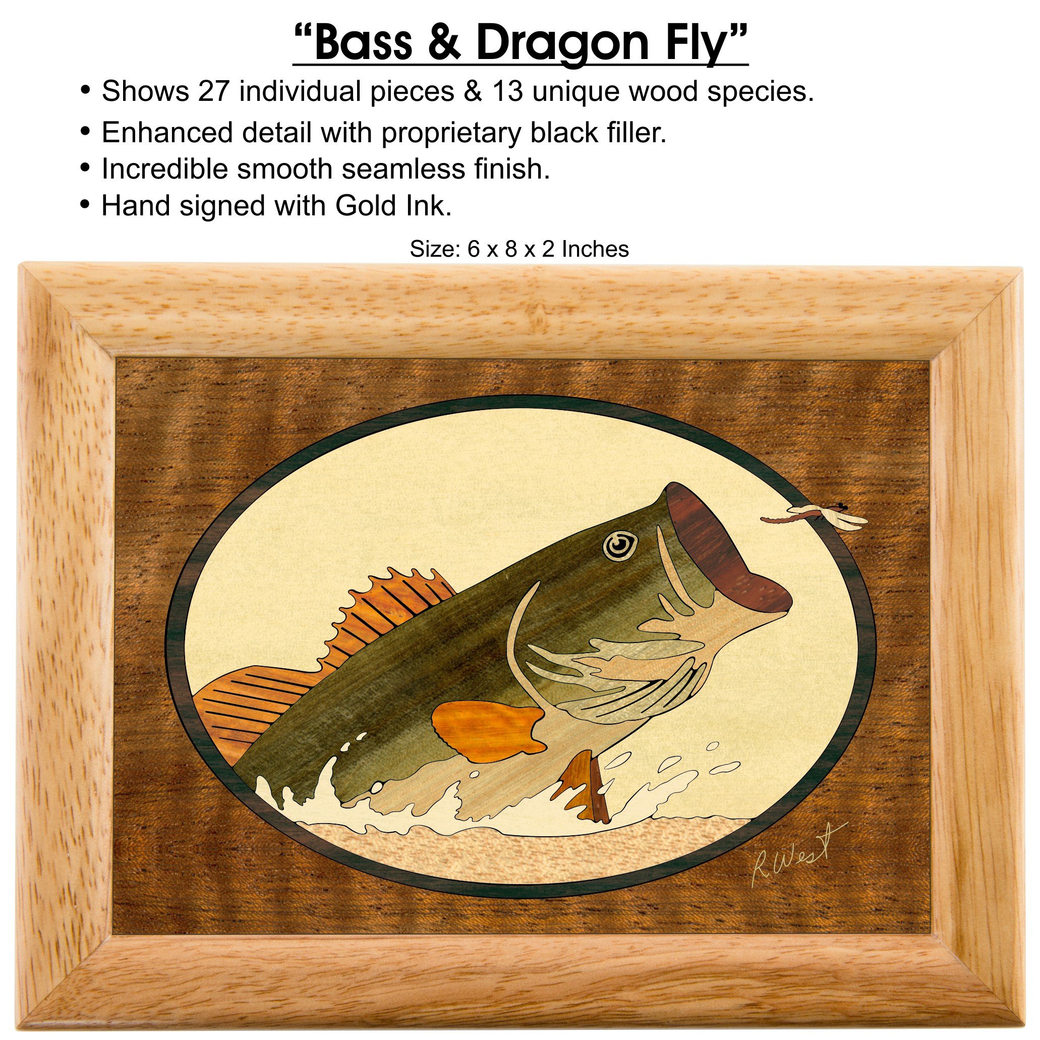 catfish wooden fish boxes Wood Art Bass Box - Handmade in USA - Unmatched Quality - Unique Original Work Lure Color:Purple Raine HOW TO FISH NED core product These natural characteristics are