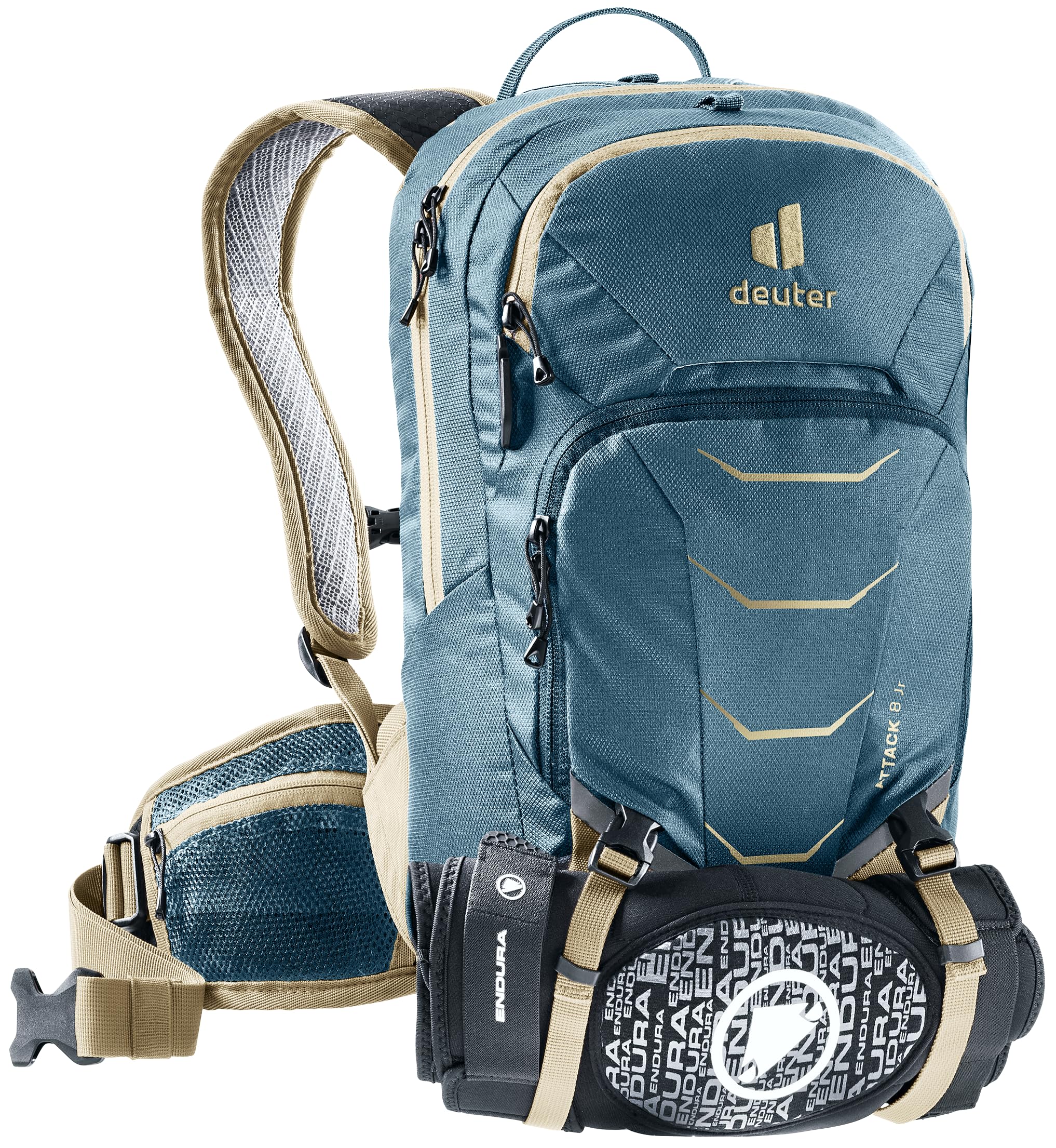 deuter Attack 8 JR Zaino da ciclismo per bambini con paraschiena