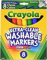Vista 1 de Crayola Marcadores lavables de punta ancha - Paquete de 5