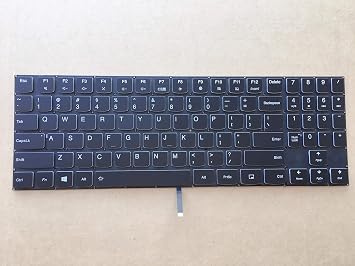 Original New for Lenovo Legion Y540 17.3 Y540-17IRH US Black Backlit Gaming Laptop Keyboard White Word
