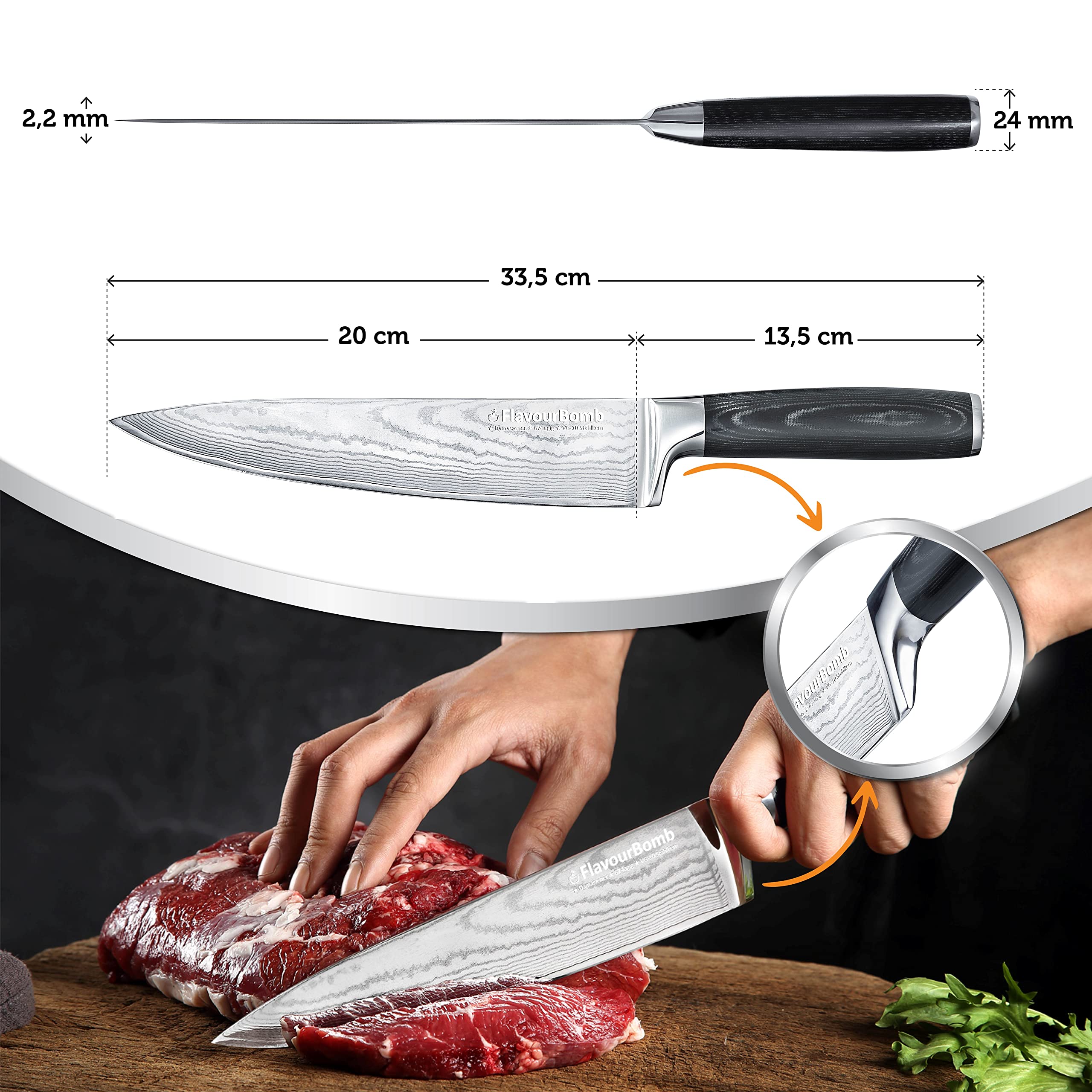 Coltello Da Bistecca Giapponese | Maison Damas - Foto 5