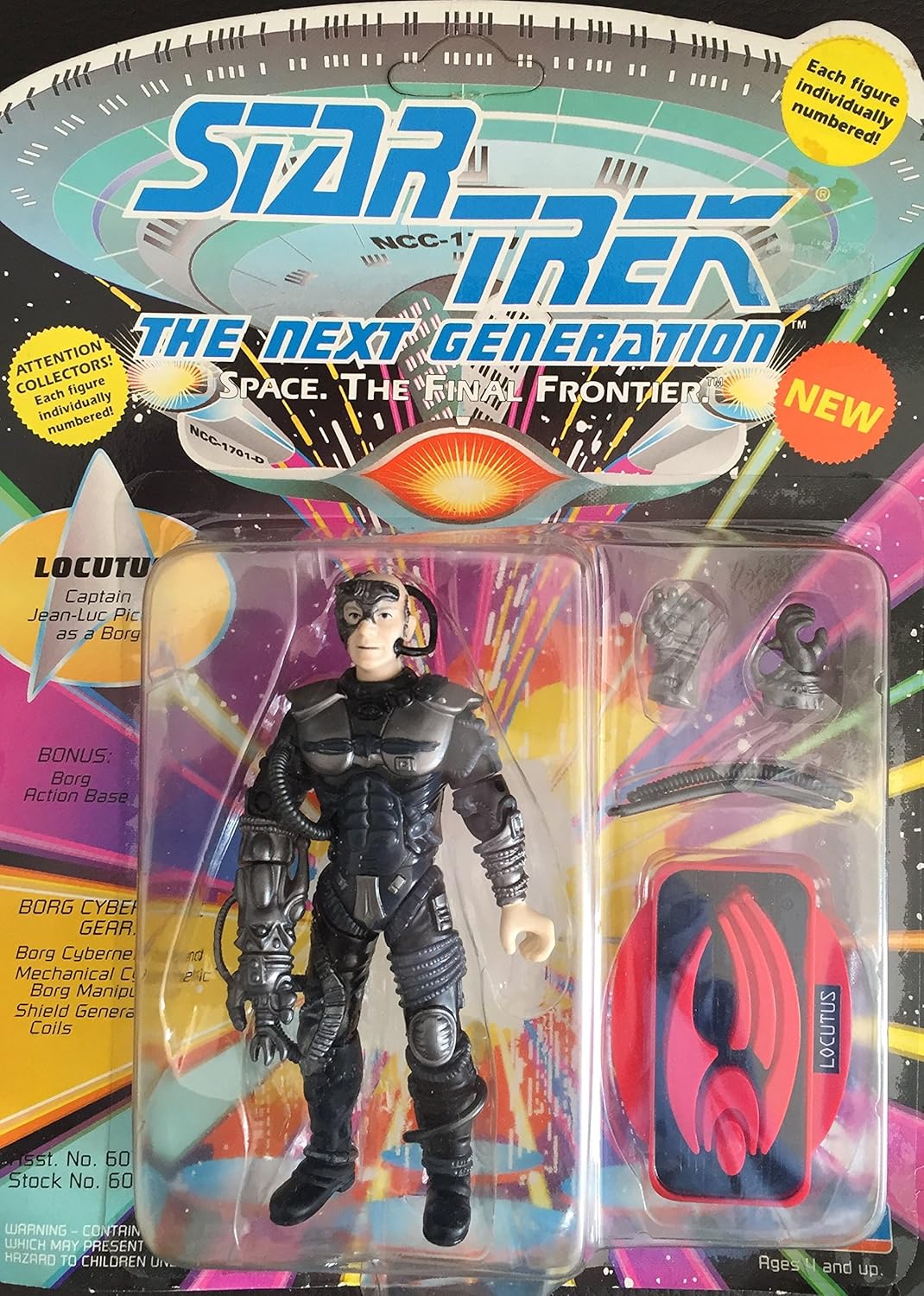 Star Trek: The Next Generation Locutus Action Figure 4.5 Inches