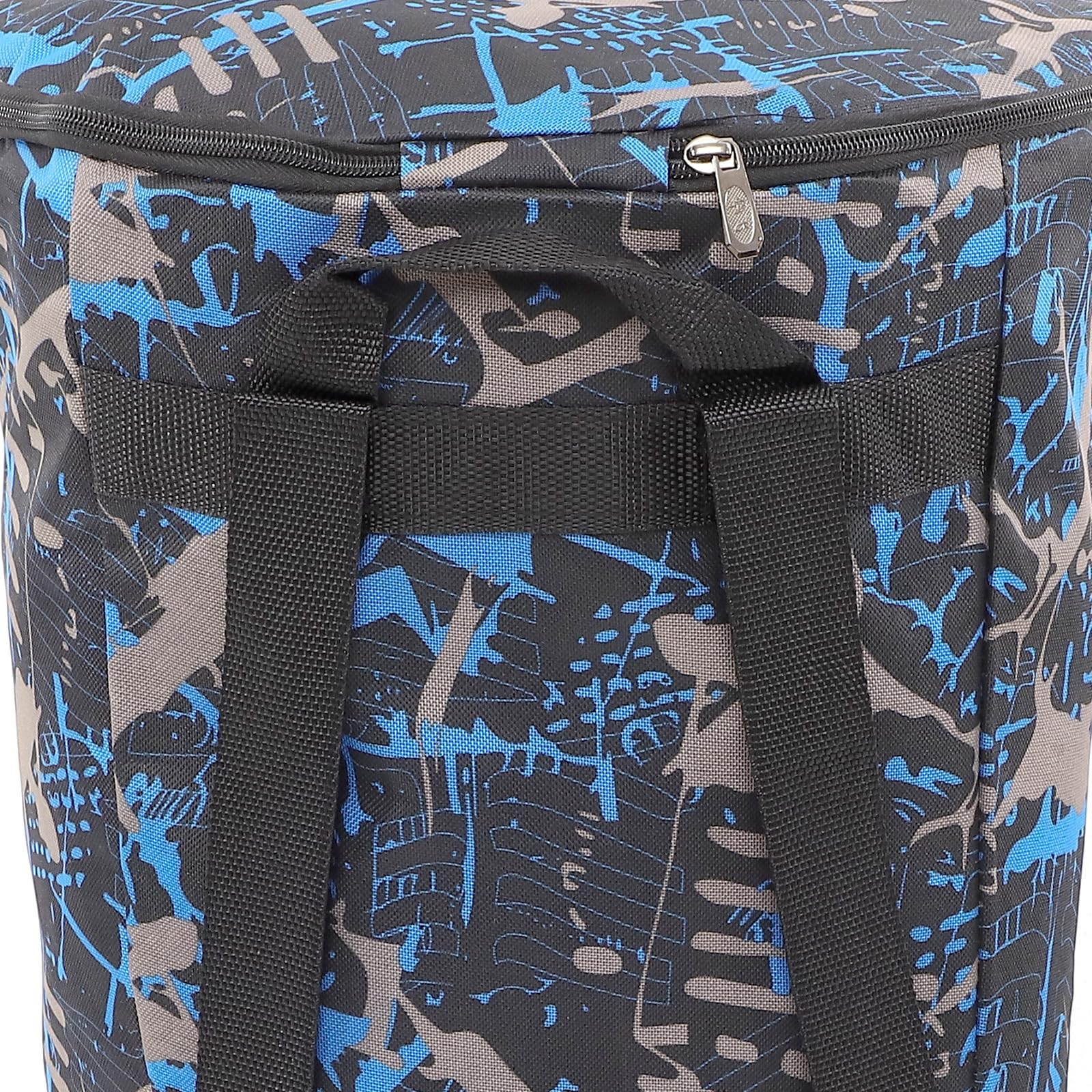 Garneck Paquet à Instruments pour Tambour Africain, Djembe Garçon et Filles, Grand Format, Tissu Oxford Pvc, Fermeture Lisse, Bleu Camouflage, Imperméable Couleur Aléatoire