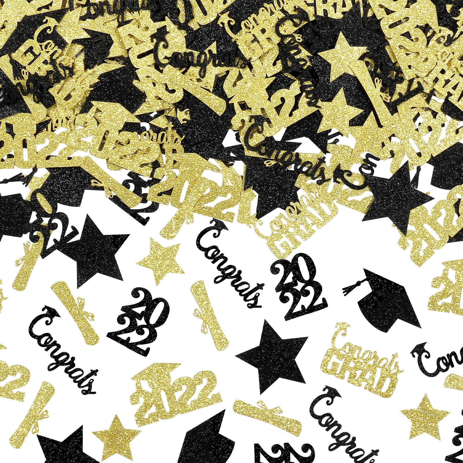 Buy 200Pcs Graduation Confetti Graduation Table Decorations,Gold