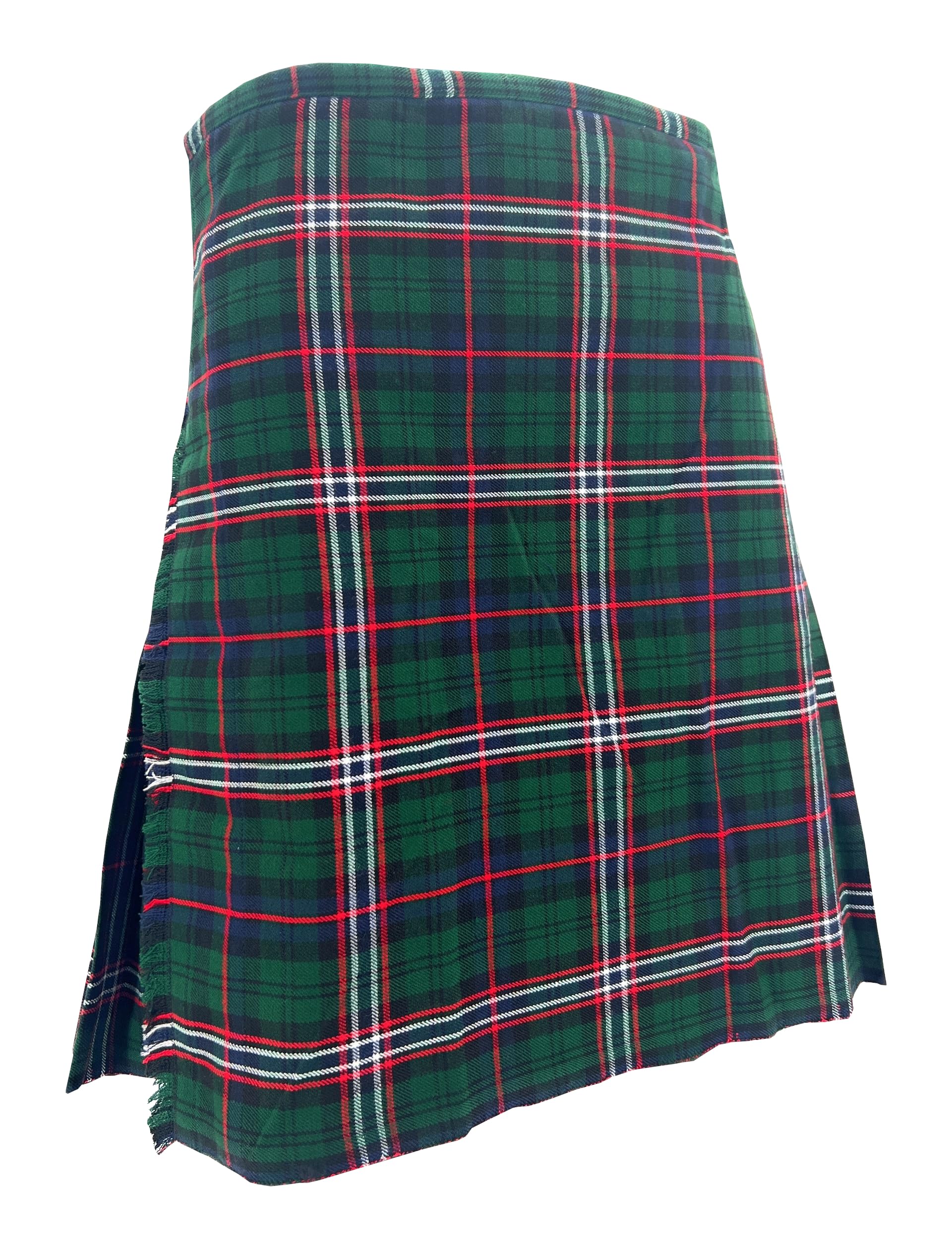 Tartan Tweeds Men's 8 Yard Wool Blend Kilt, 12oz Weight, Extra Deep Pleats, Standard Fit (UK, Waist, 36, Regular, Regular, Scottish National)