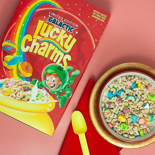 Miniatura 8 de Lucky Charms Cereal sin gluten con malvaviscos, taza de cereales de una sola porción de 1.7 onzas