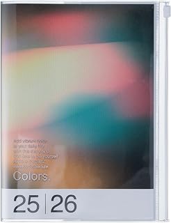 MARK'S 2025/26 Pocket Calendar, A5 Gradient, Black: From September 2025 to December 2026