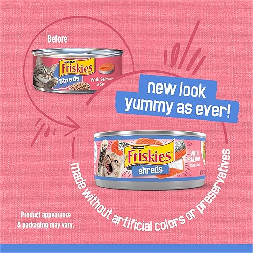 Miniatura 2 de Sabrosas tiras de alimento húmedo Purina Friskies para gatos, 24 unidades de 5.5 onzas , Savory Shreds