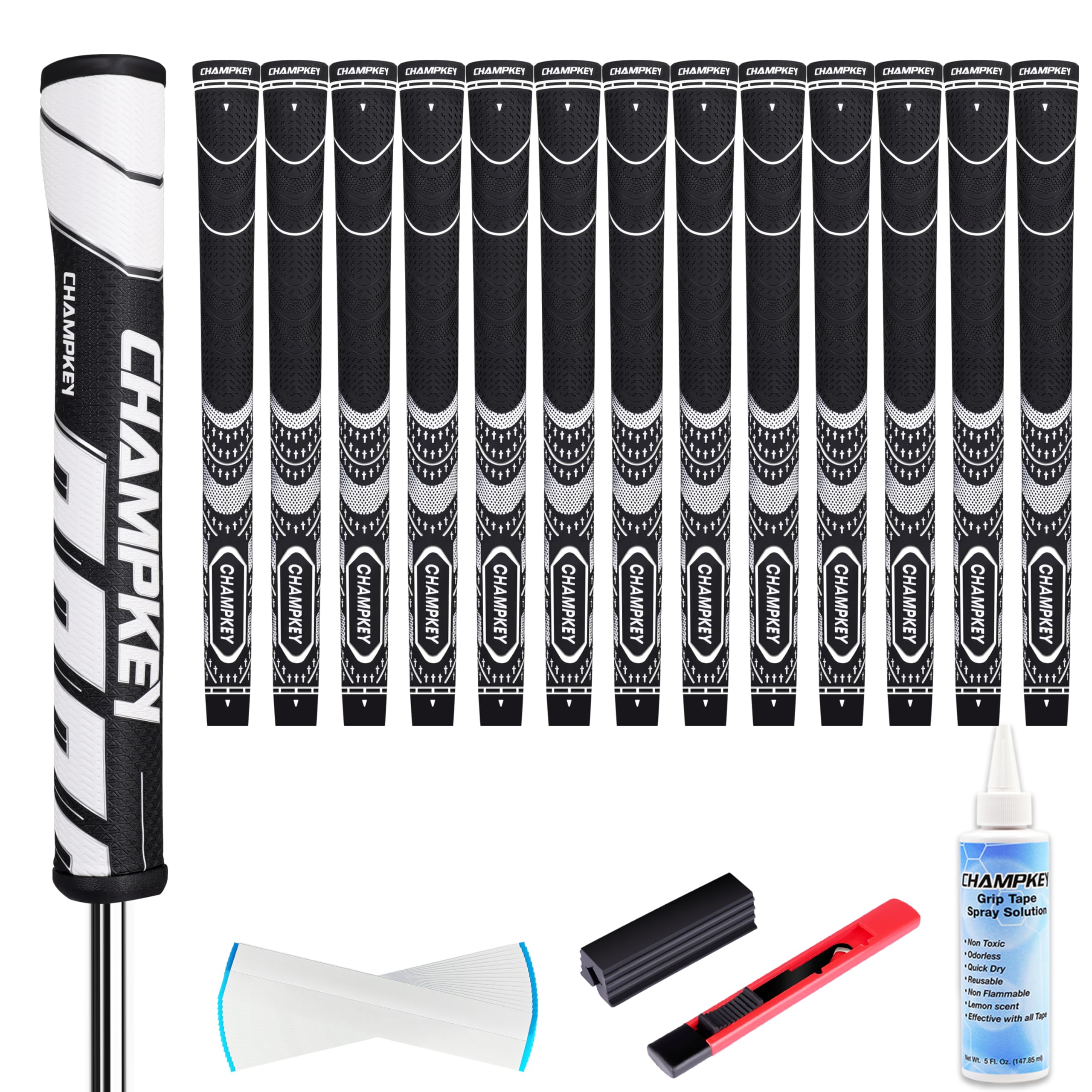 CHAMPKEY Soft Rubber 13 Pack with Putter Grip
