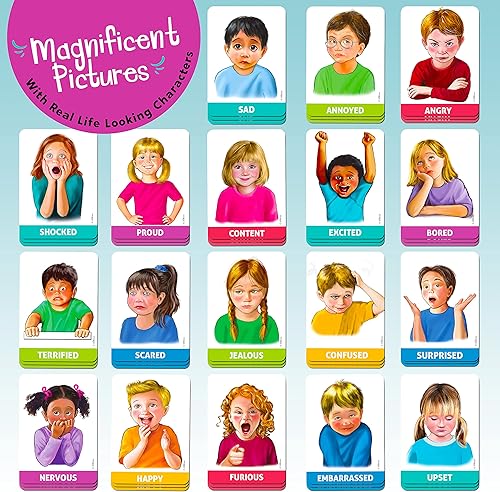 Miniatura 2 de Juego de mesa Happy or Not - Bingo emociones y sentimientos para habilidades sociales, actividades de aprendizaje emocional, terapia y asesoramiento