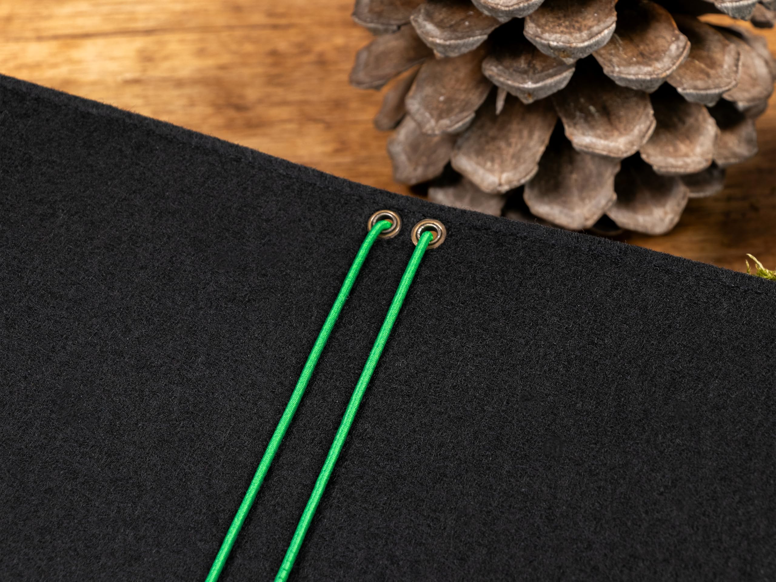 Travelers Notebook, dunkelgrün, –verschiedene Größen, nachfüllbar – Handmade Journal aus Kunstleder, Platz für 2 Hefte, optional mit Notizheften, dots oder blanko