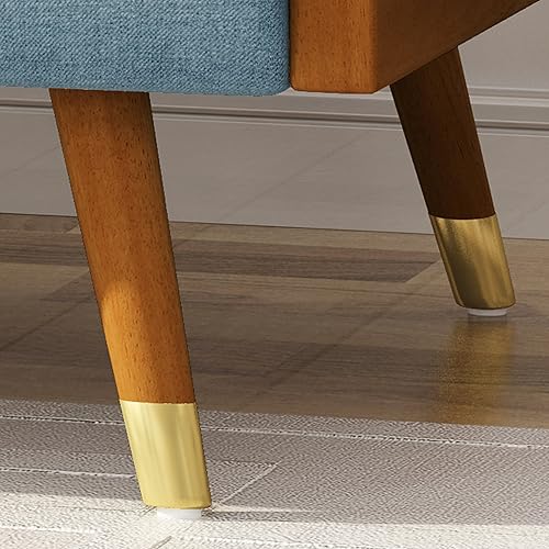 Miniatura 19 de Christopher Knight Home Greta Mid Century - Silla de club de tela moderna, color beige, nogal oscuro, 30.5 pulgadas de profundidad x 37.75 pulgadas