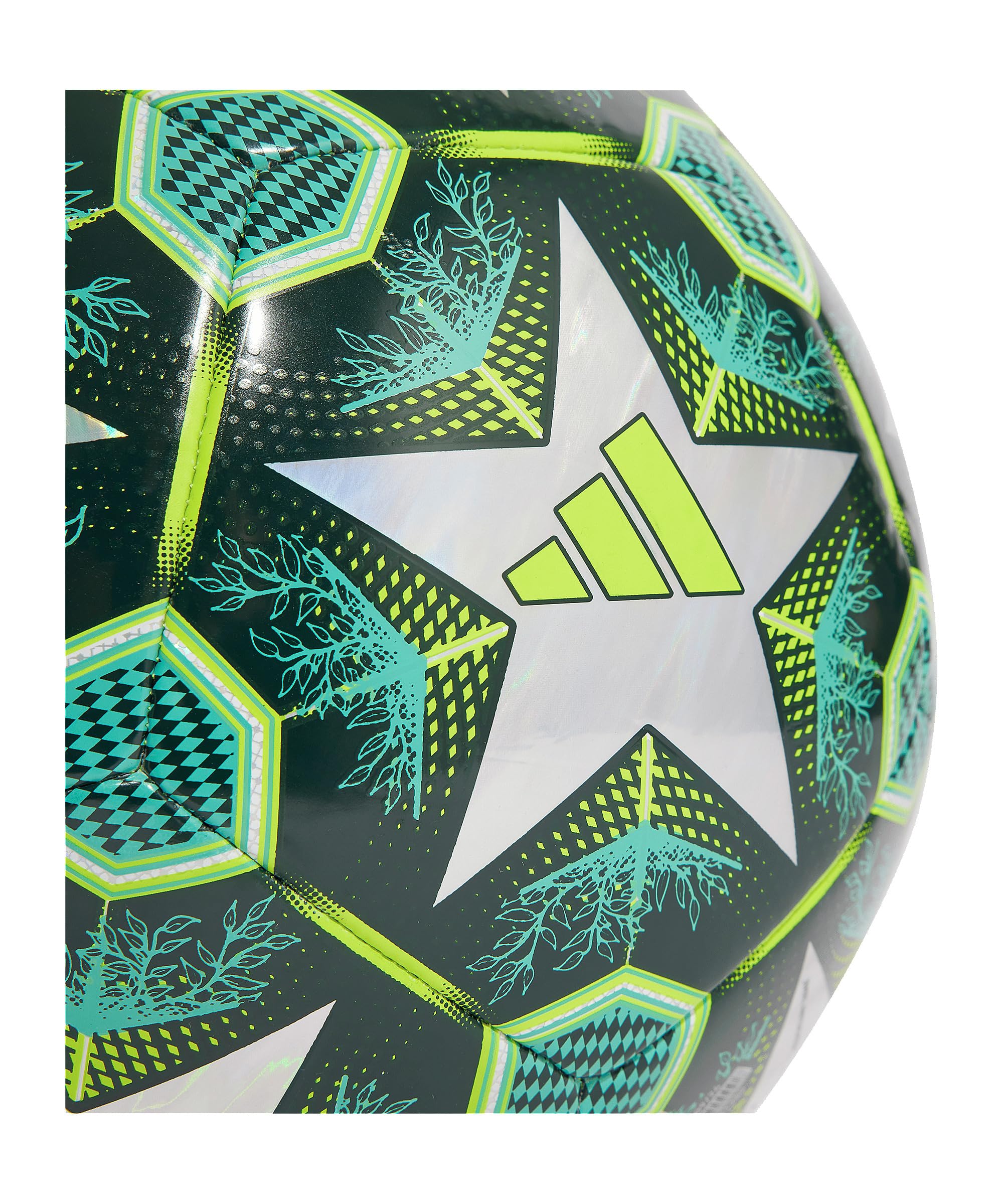 Adidas UEFA Champions League Training Foil Ball JH1280, Unisex Footballs, Green, 4 EU