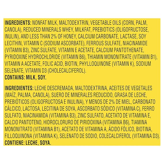 Nestle NIDO Lacto-Ease Toddler Milk Beverage Powder Mix, Reduced Lactose, Toddler Nutritional Drink, Powdered Milk for Toddlers, 22 Servings per Container, 28.2 OZ, (Pack of 4)