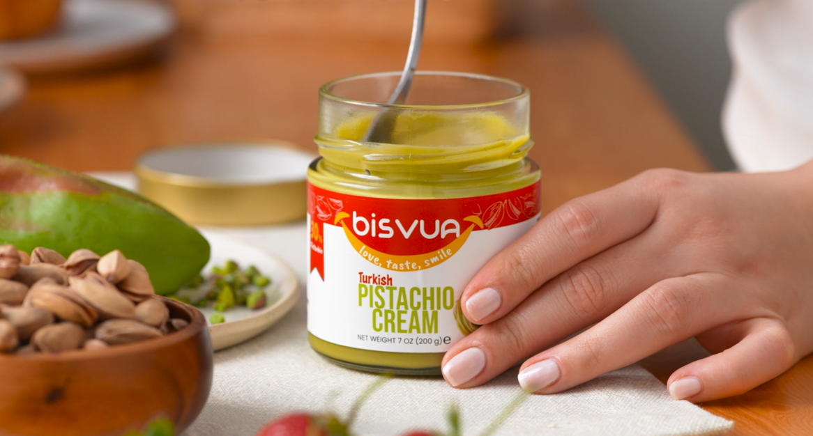 Amazon.com : BISVUA Premium Pistachio Cream (30%), 200g (7 Oz