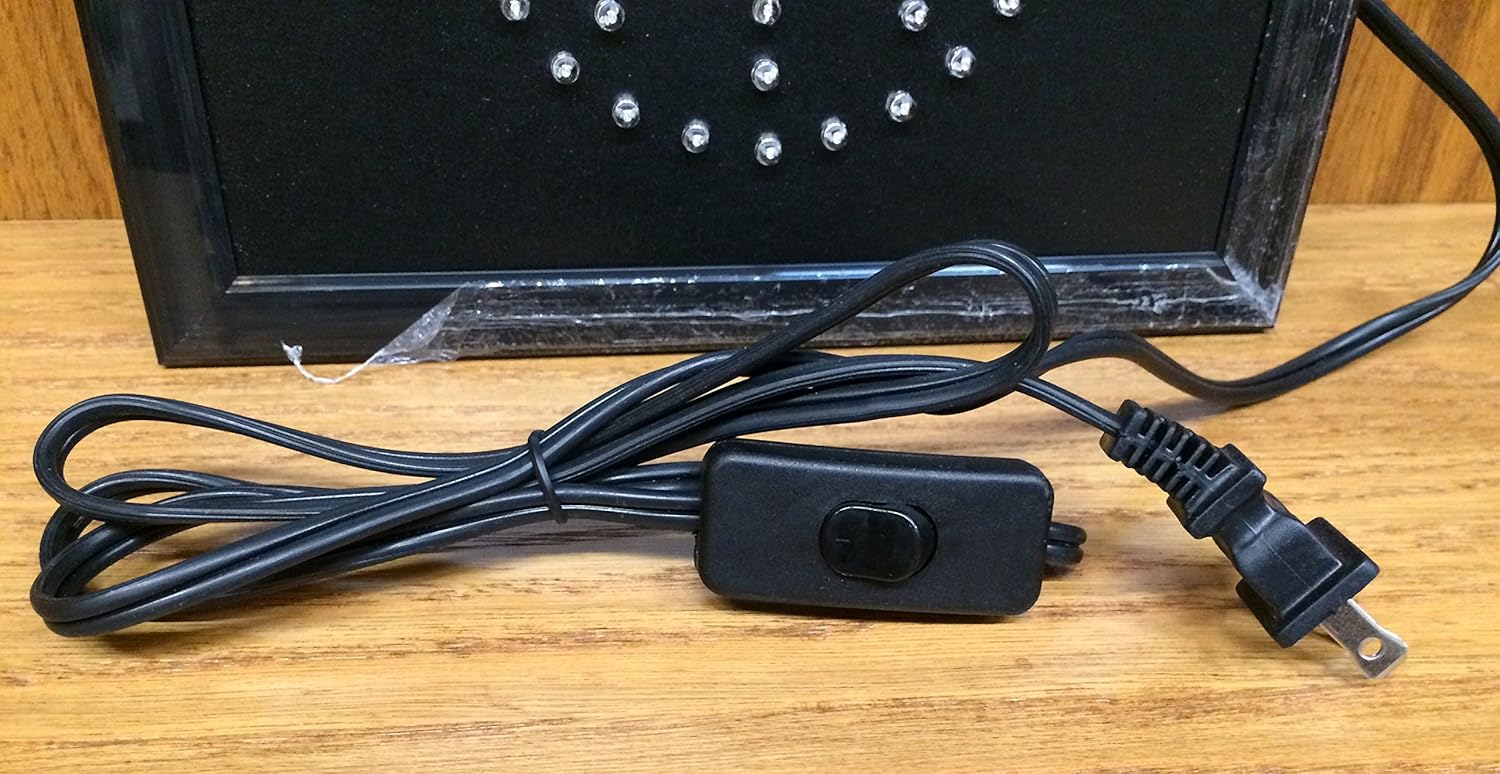 Bright Animated Motion **Cigars** Sign +On/Off Switch