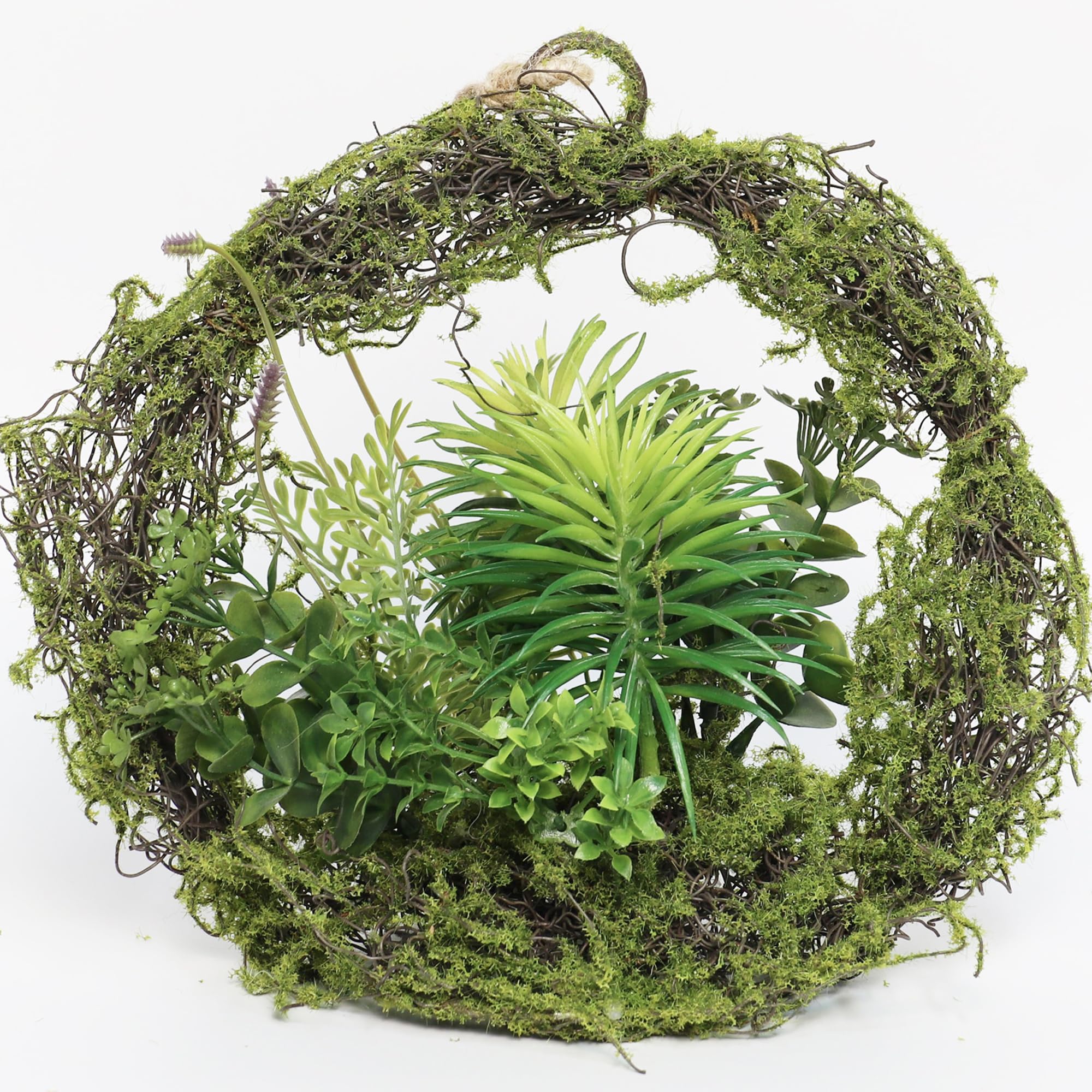 Artificial Succulents Hanging Plants, Fake Greenery Faux Plants in