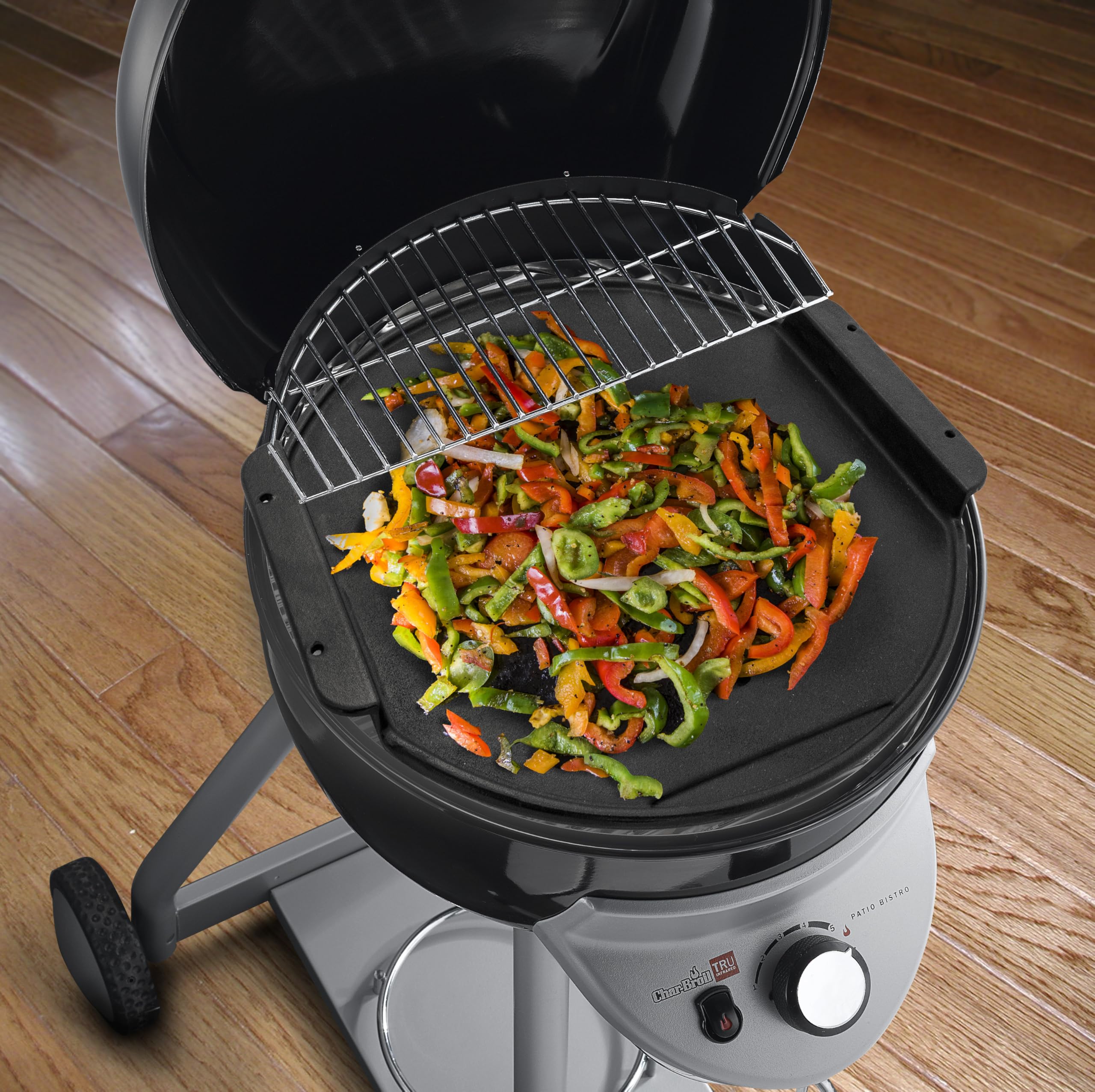 Char-Broil 140 572 - Patio Bistro® plaque en fonte, Gris