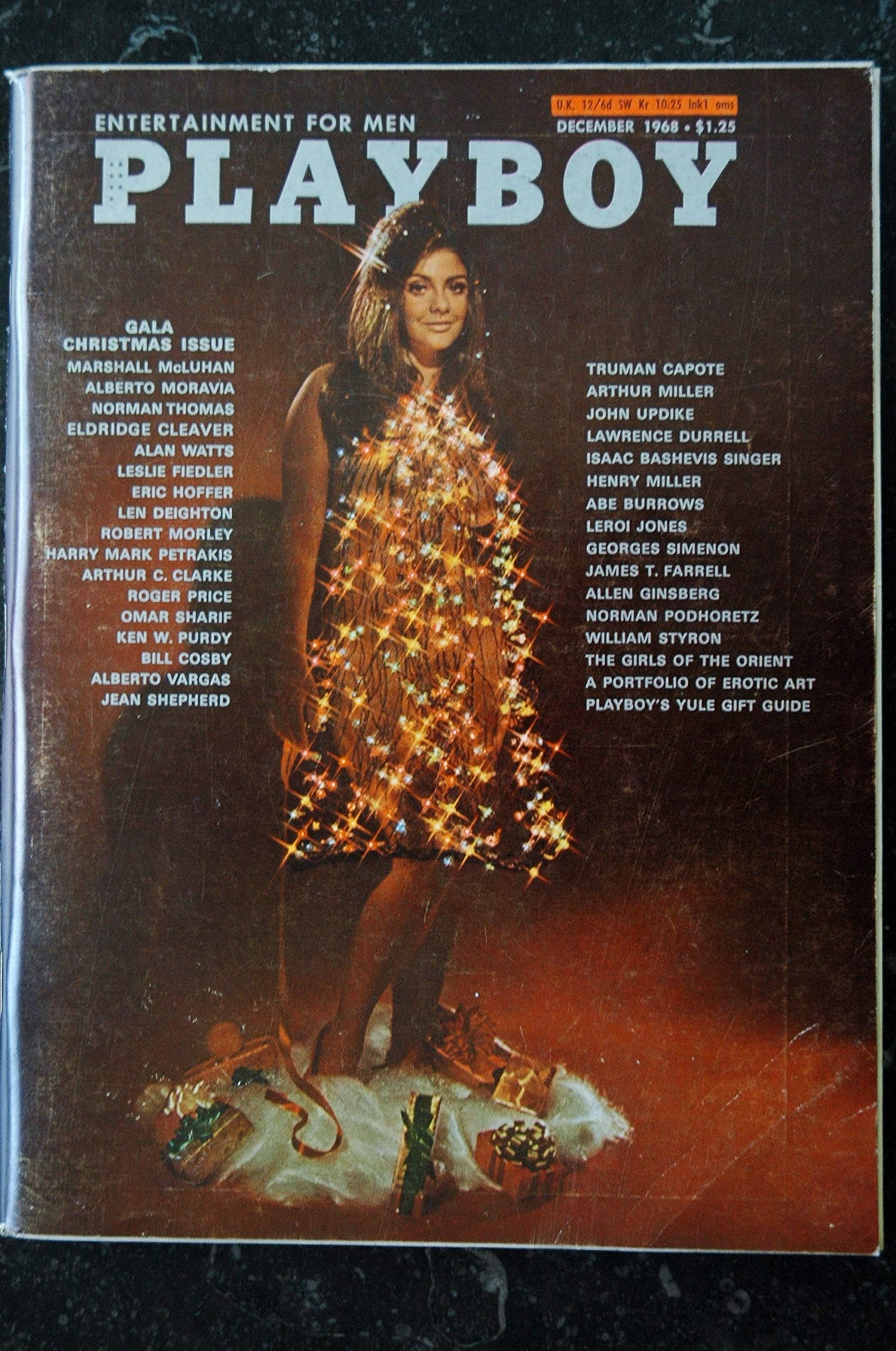 PLAYBOY US 1968 12 DECEMBER INTERVIEW ELDRIDGE CLEAVER GEORGES SIMENON CYNTHIA MYERS PIN-UP VARGAS Single Issue Magazine – November 30, 1968