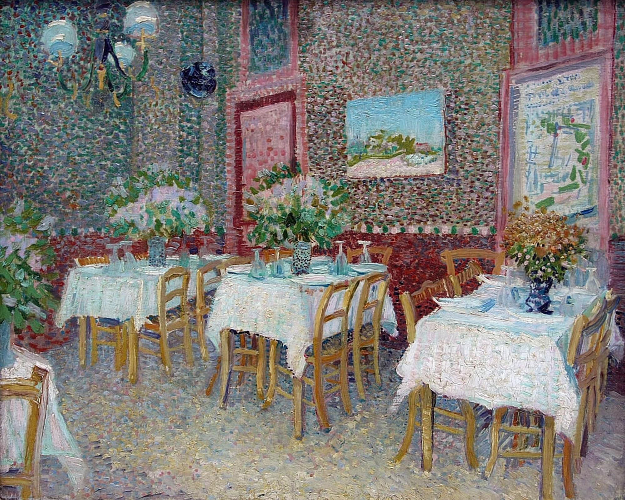 Célèbres tableaux abstrait peinture Van Gogh, impression murale de salon - 5